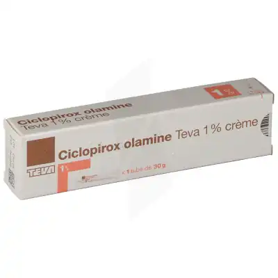 Ciclopirox Olamine Teva 1 %, Crème à LEVIGNAC