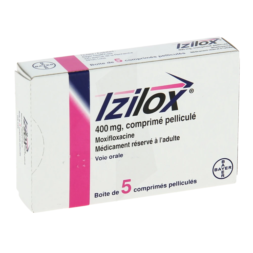 Izilox 400 Mg, Comprimé Pelliculé