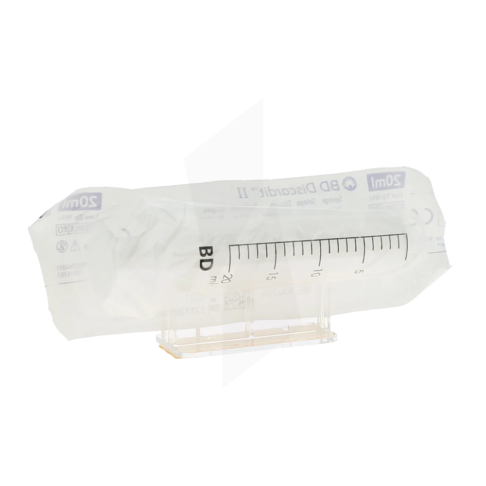 Bd Discardit 2, 20 Ml, Graduée Par 1 Ml 
