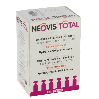 Neovis Total Solution Ophtalmique Lubrifiante Pour Instillation Oculaire 30 Unidose 0,4ml à Gourbeyre