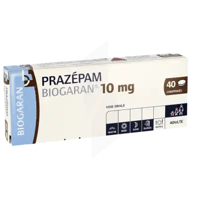 PRAZEPAM BIOGARAN 10 mg, comprimé