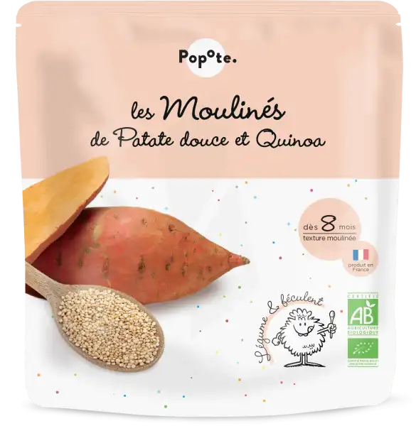 Popote Moulinés Patate Douce & Quinoa 180g