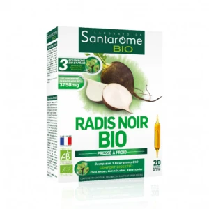 Santarome Bio Radis Noir Solution Buvable 20 Ampoules/10ml
