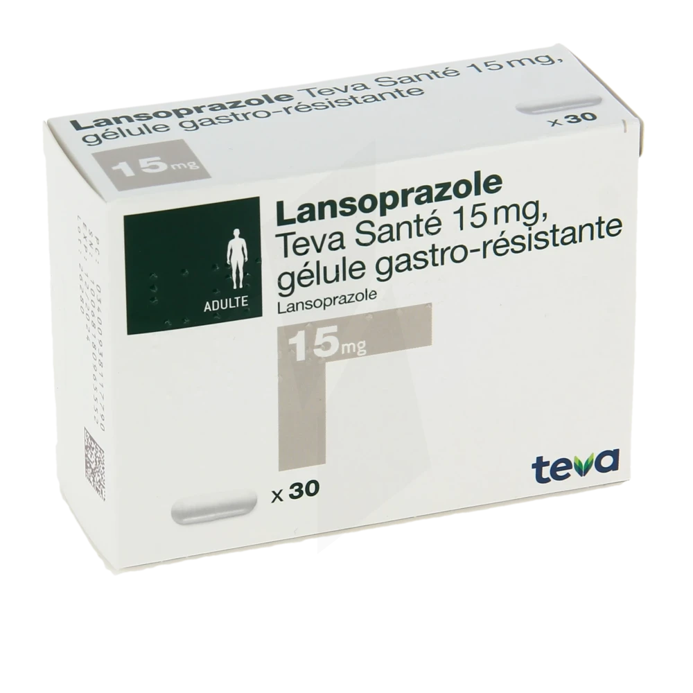 Lansoprazole Teva Sante 15 Mg, Gélule Gastro-résistante