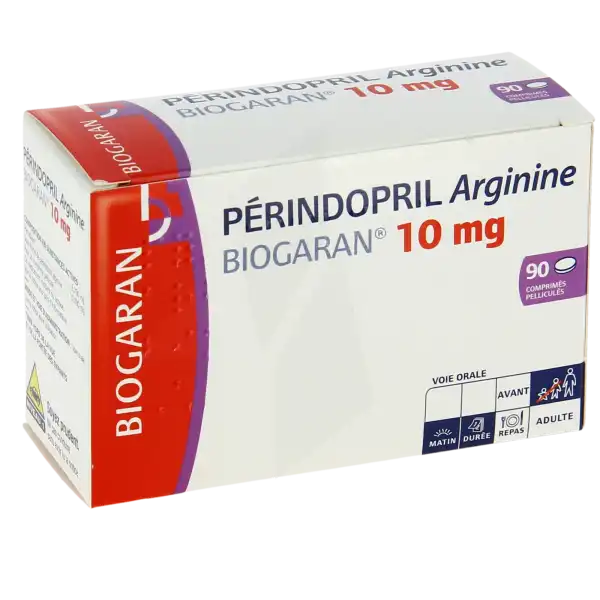 Perindopril Arginine Biogaran 10 Mg, Comprimé Pelliculé