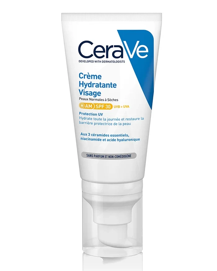 Découvrir la crème hydratante visage CeraVe