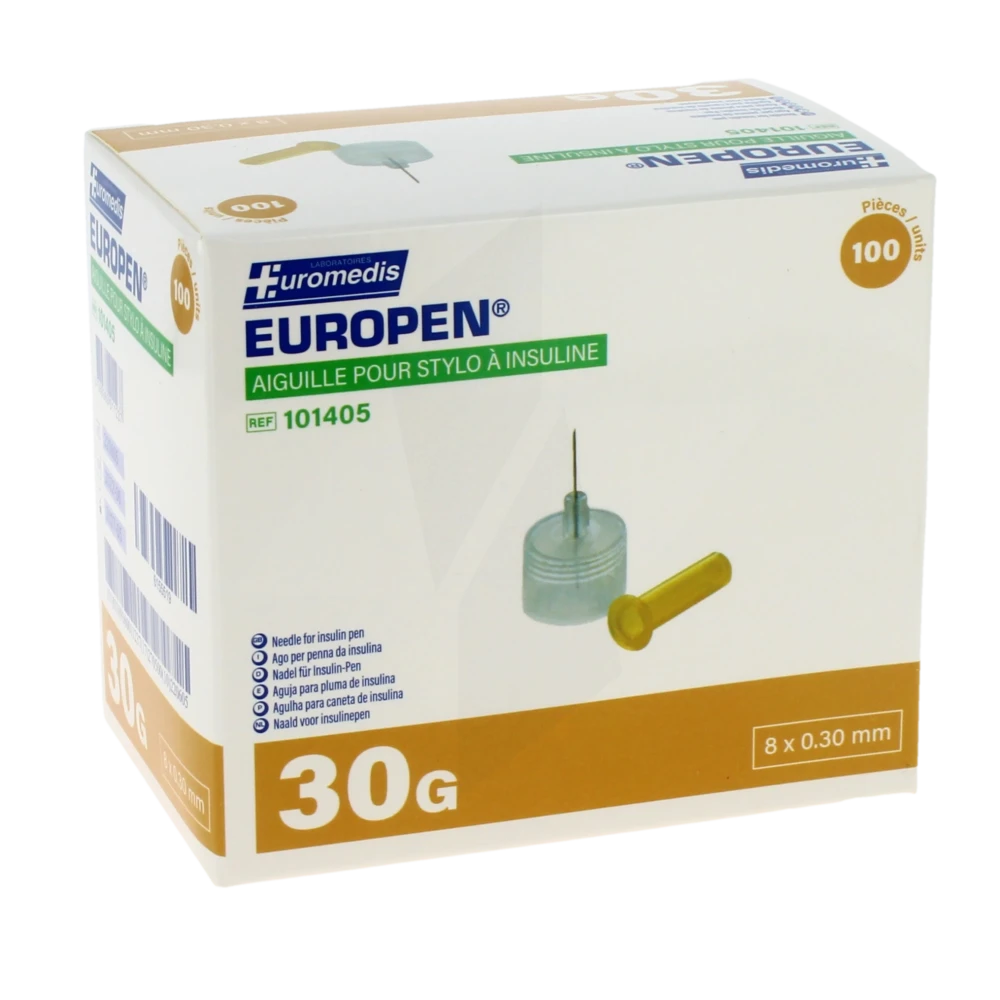 Europen Aig P Stylo Inject 30gx8mm B/100