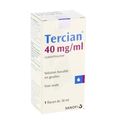 TERCIAN 40 mg/ml, solution buvable en gouttes