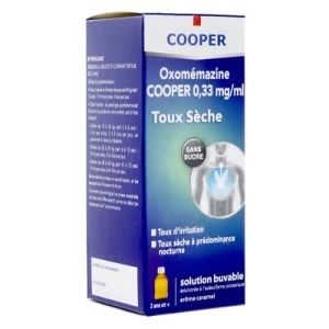 Oxomemazine H3 Sante 0,33 Mg/ml Sans Sucre, Solution Buvable édulcorée à L'acésulfame Potassique