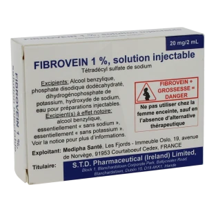 Fibrovein 1 %, Solution Injectable
