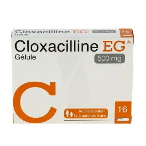 Cloxacilline Eg 500 Mg, Gélule