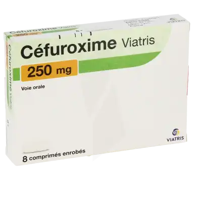 Cefuroxime Viatris 250 Mg, Comprimé Enrobé à Courbevoie