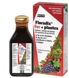 Floradix Fer+plantes Boisson Vigueur énergie 500ml