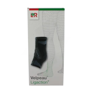 Velpeau Ligaction Chevillère Ligament Noir-blanc T2