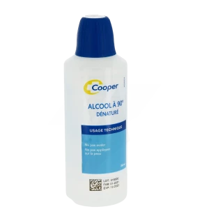 Alcool Denature Cooper 90° Sol Fl/250ml