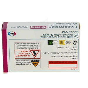 Fycompa 6 Mg, Comprimé Pelliculé