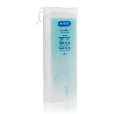 Alvita Coton hydrophile dermatologique Paquet/100g