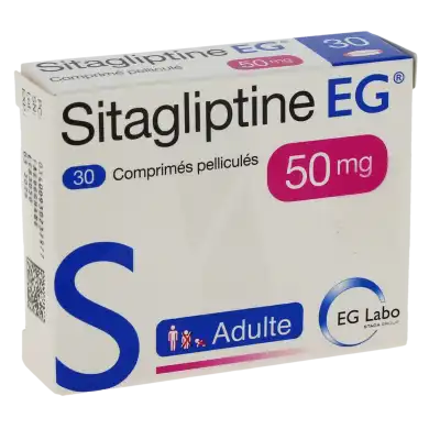 Sitagliptine Eg 50 Mg, Comprimé Pelliculé à CHAMPAGNOLE