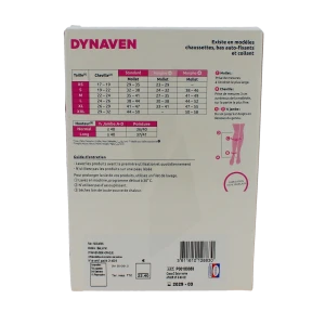 Sigvaris Dynaven Semi-opaque Chaussette Classe 2 Femme Noir Normal Xl+