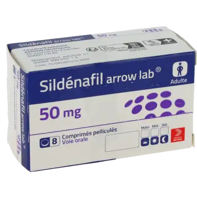 SILDENAFIL ARROW LAB 50 mg, comprimé pelliculé