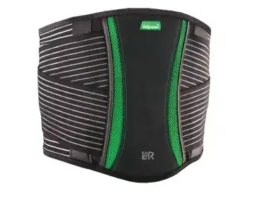 Velpeau Dorsamix Ceinture Lombaire Renforcée Noir/vert H26 T5 à Concarneau