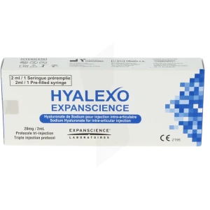 Hyalexo Expanscience Solution Injectable 1 Seringue Préremplie/2ml