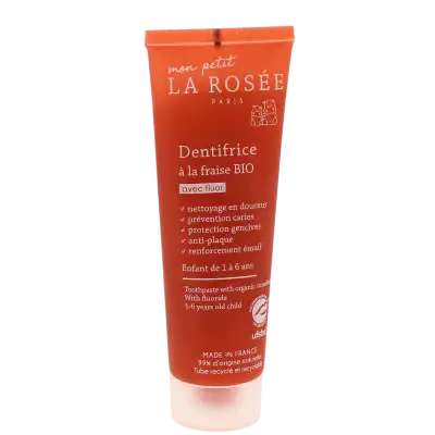 La Rosée Mon Petit Dentifrice Fraise Bio T/50ml à Istres