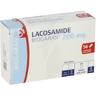 Lacosamide Biogaran 200 Mg, Comprimé Pelliculé à Ris-Orangis