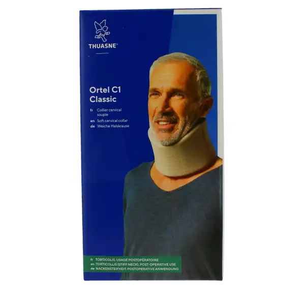 Thuasne C1 Classic Collier Cervical Beige 7,5cm Taille 2