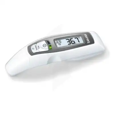 Thermomètre 6 En 1 - Auriculaire, Frontal, Ambiante, Objet, Alarme Fièvre à FLEURANCE