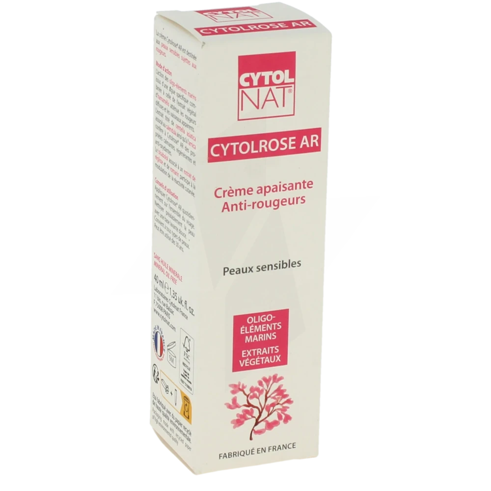 Cytolnat Cytolrose Ar Crème Apaisante Anti-rougeurs Peaux Sensibles T/40ml