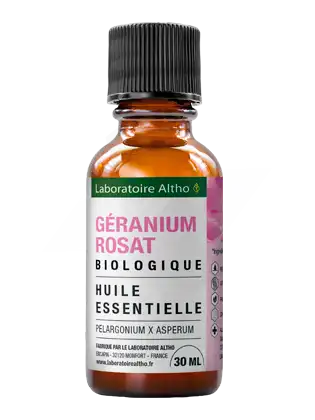 Laboratoire Altho Huile Essentielle Géranium Rosat Bio 30ml