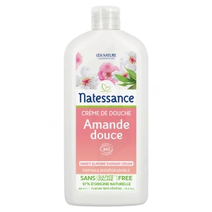 Natessance Crème De Douche Amande Douce 500ml