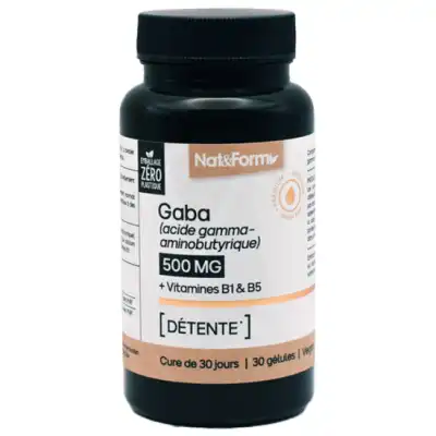 Nat&form Nutraceutique Premium Gaba Gél B/30 à Annemasse