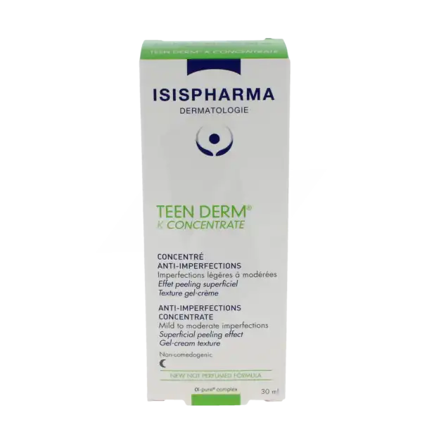 Teen Derm K Concentrate Gel Crème Concentré Anti-imperfections T/30ml