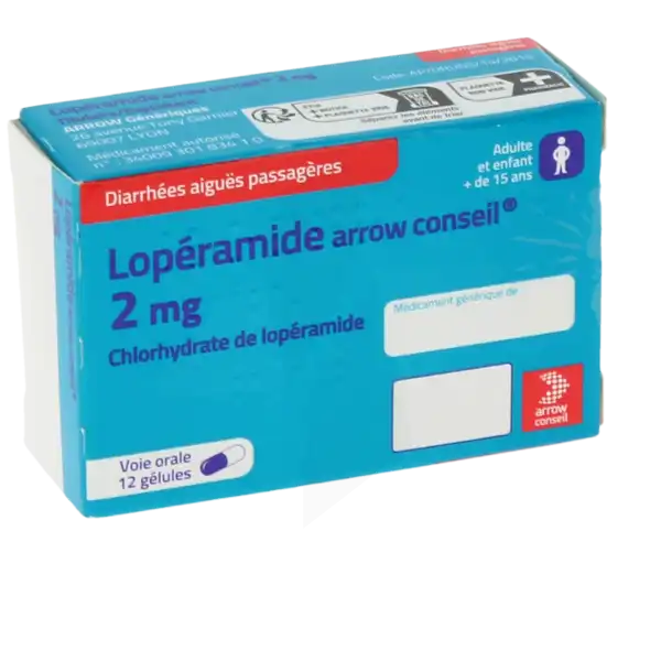 Loperamide Arrow Conseil 2 Mg, Gélule