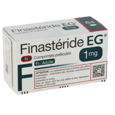 FINASTERIDE EG 1 mg, comprimé pelliculé