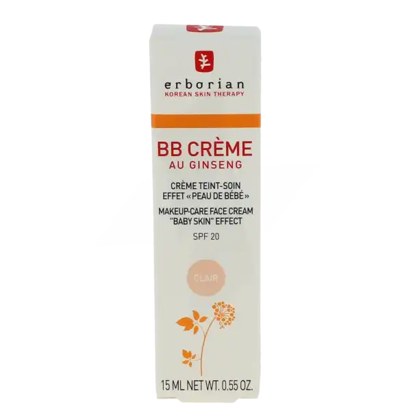 Erborian Bb Crème Au Ginseng Clair T/15ml