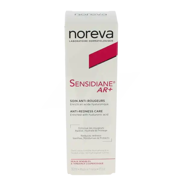 Noreva Sensidiane Ar+ Crème Soin Anti-rougeur T/30ml