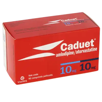 CADUET 10 mg/10 mg, comprimé pelliculé