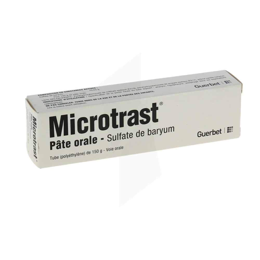 Microtrast, Pâte Orale
