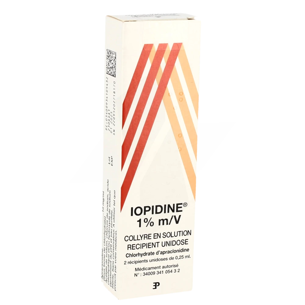 Iopidine 1 % M/v, Collyre En Solution