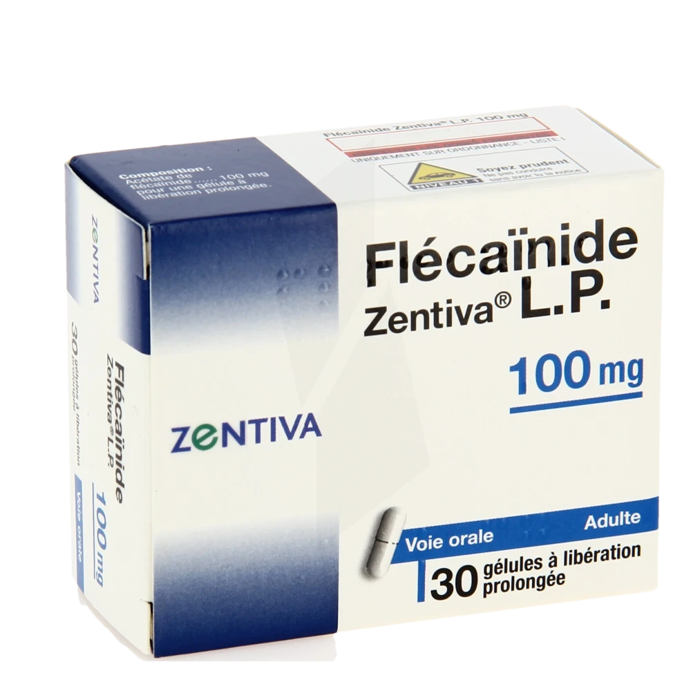 Flecainide Zentiva Lp 100 Mg, Gélule à Libération Prolongée