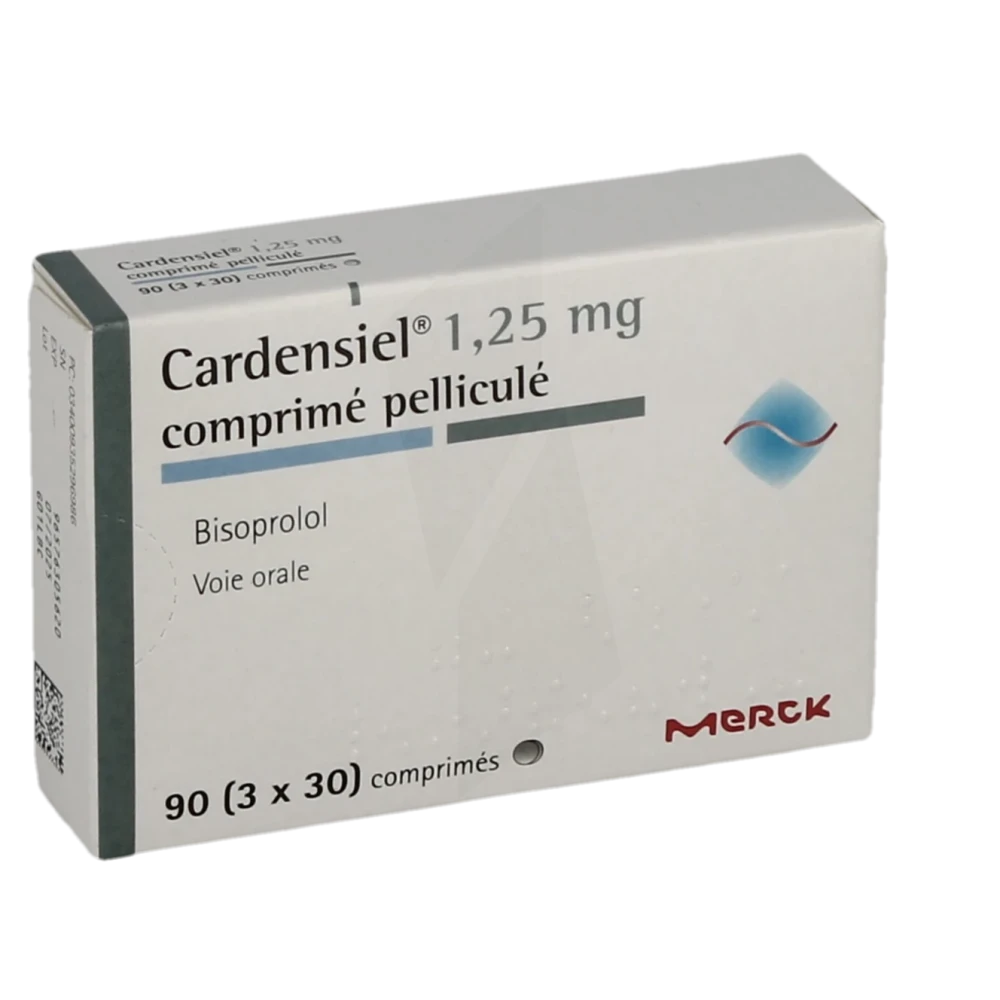 Cardensiel 1,25 Mg, Comprimé Pelliculé