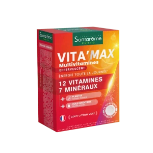 Santarome Vita'max Effervescent Comprimés Effervescents B/20
