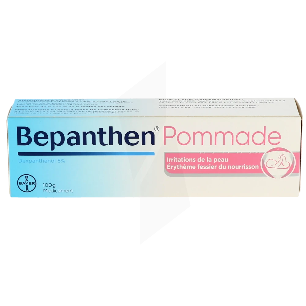 Nouvelle Pharmacie du Prepaou - Médicament Bepanthen 5 % Pommade T/100g -  Istres