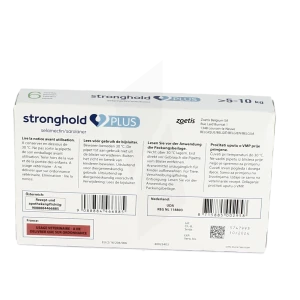 Stronghold Plus S Ext Spot-on Chat 5-10kg 6pipettes/1ml
