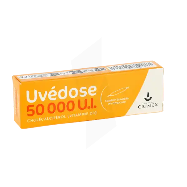 Uvedose 50 000 Ui, Solution Buvable En Ampoule