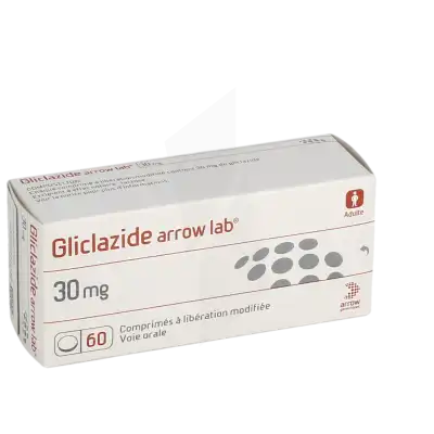 GLICLAZIDE ARROW LAB 30 mg, comprimé à libération modifiée