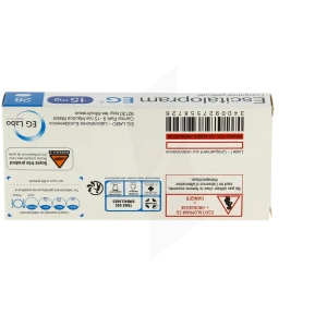 Escitalopram Eg 15 Mg, Comprimé Pelliculé